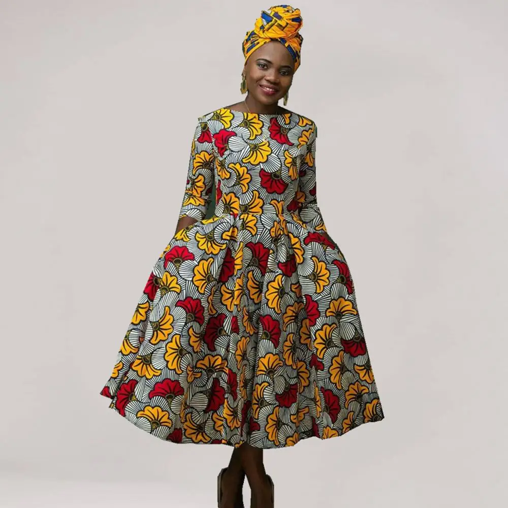 Африканский Воск платья для женщин в африканском стиле юбок свадебных платьев 100%