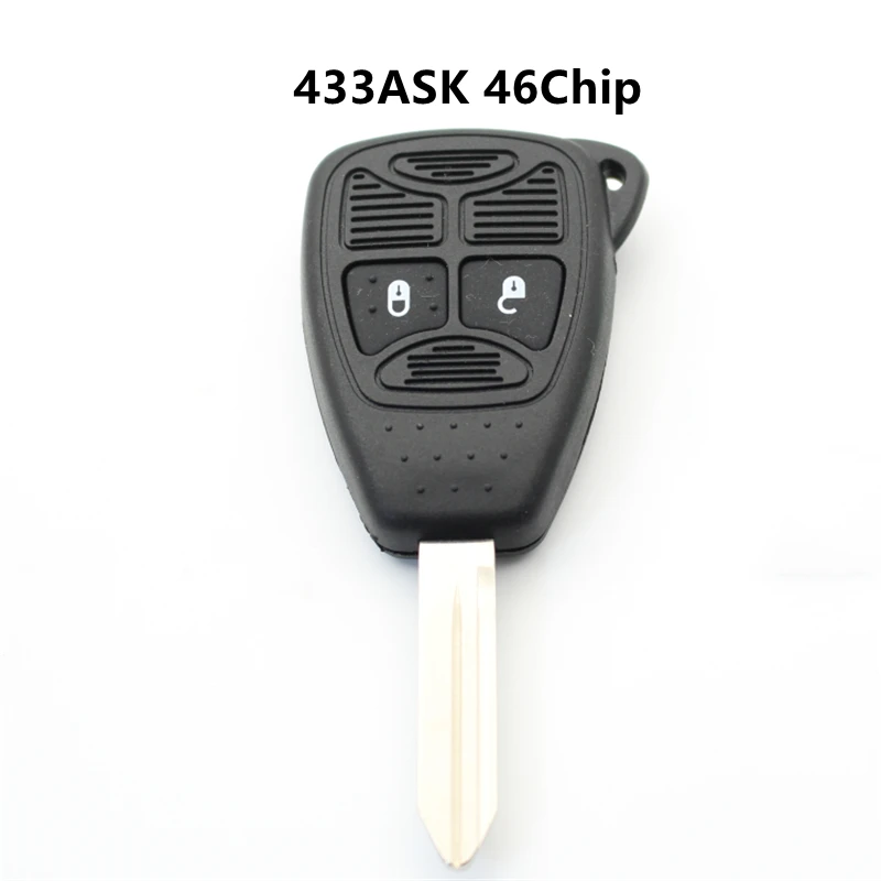 XIEAILI OEM 2 кнопки транспондер дистанционный ключ для Jeep Wrangler задний фонарь Chrysler