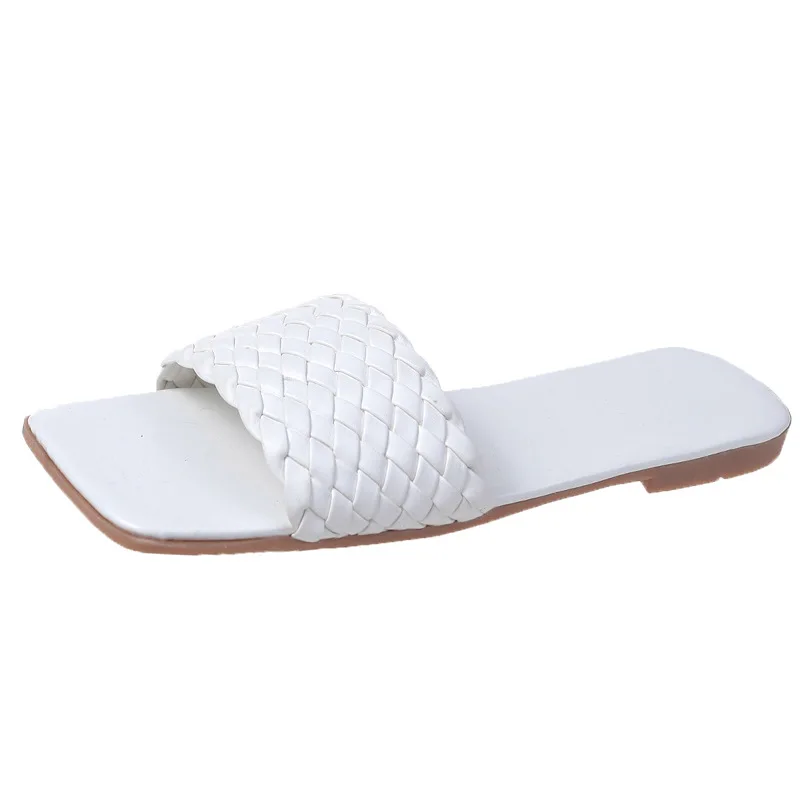 

Low Female Shoes Multicolored Sandals Womens Slippers Outdoor Slides Fashion 2021 Summer Luxury Soft Flat Beach Rubber Basic Hoo