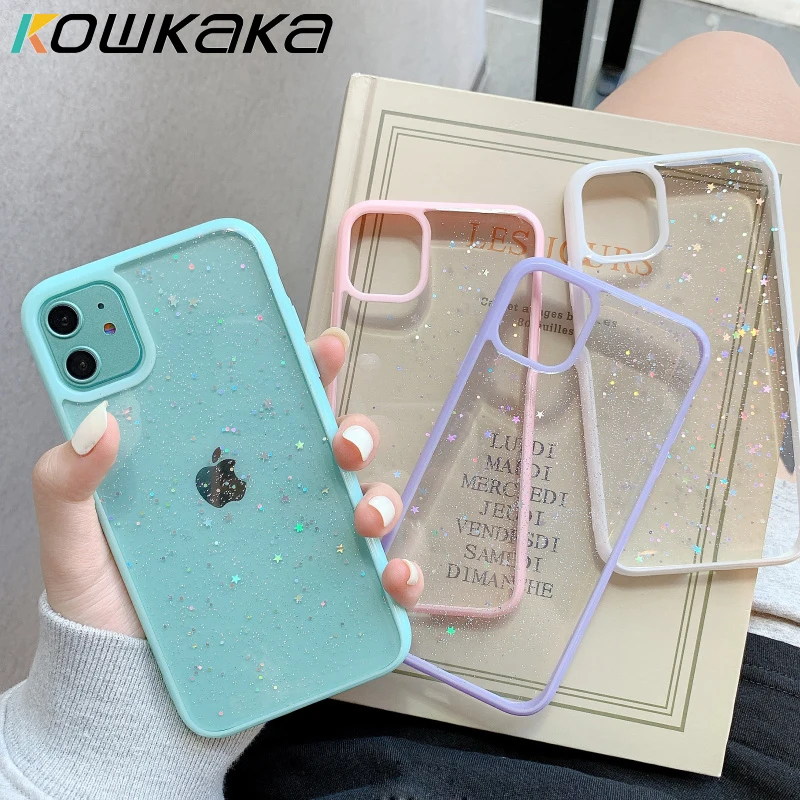 Роскошный блестящий чехол для iPhone 12 11 Pro Max XR XS X 7 8 Plus SE 2020 | Мобильные телефоны и