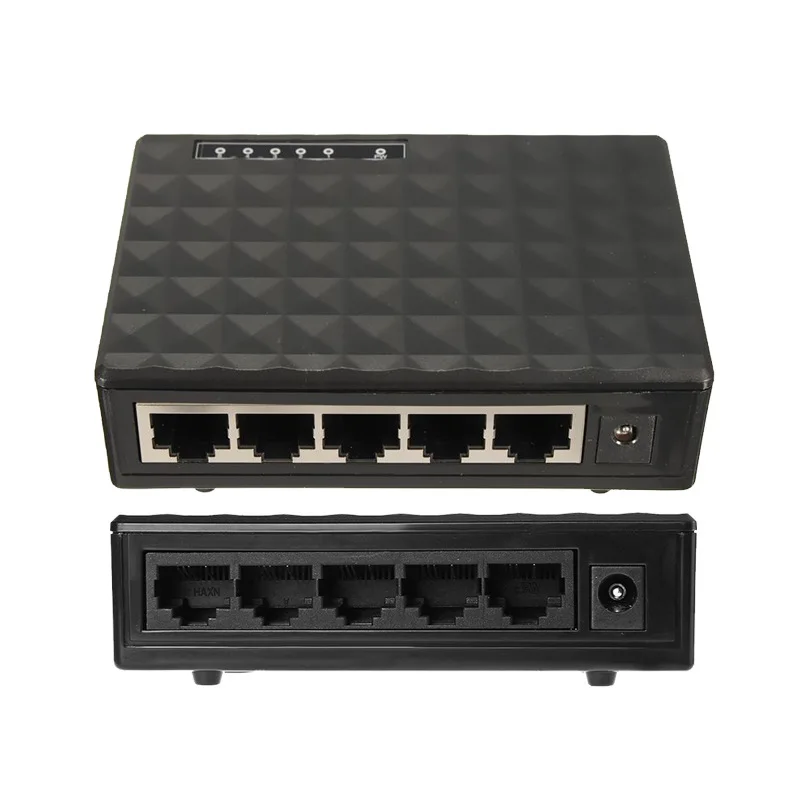 Новейший 5-портовый гигабитный коммутатор RJ45 LAN Ethernet быстрый настольный сетевой