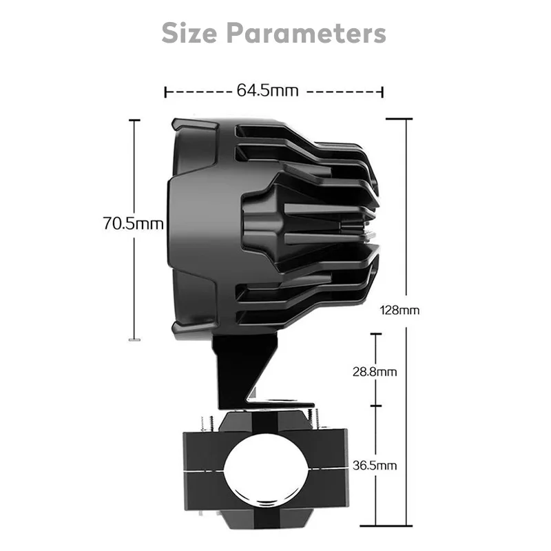 Дополнительный свет для мотоцикла s 120 лм Вт прожектор чип CREE 8-80 в светильник -