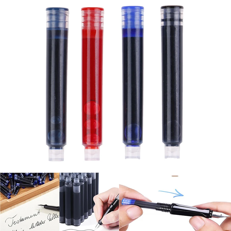 10 шт. чернила цвет черный темно синий и красный цвета Стандартный Замена 3 4 мм