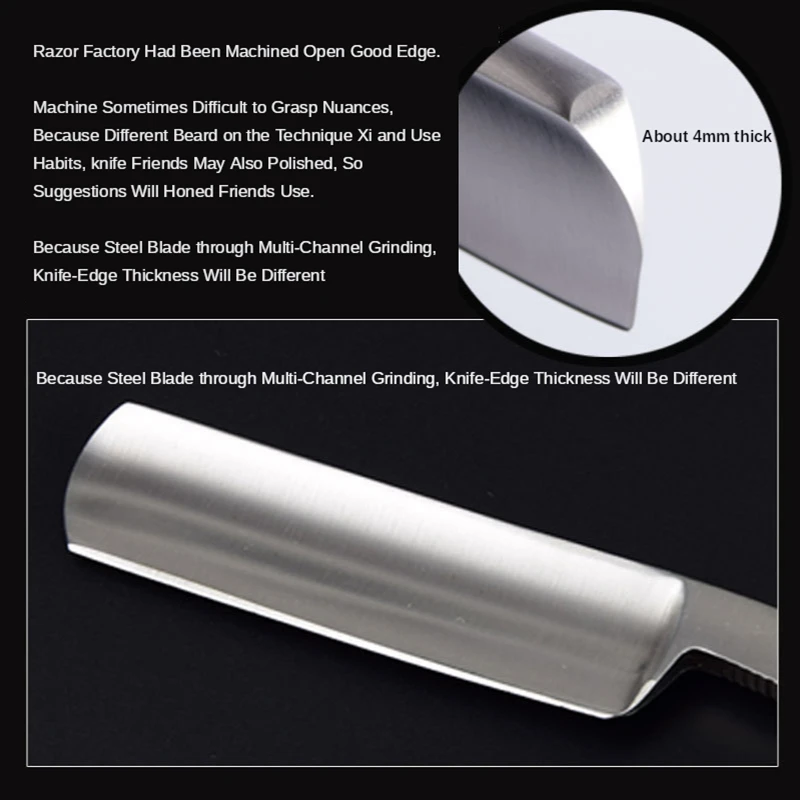 

3 Styles Men Shaving Barber Tools Stainless Steel Hair Razor Folding Shaving Knife Wood Handle Unisex Hair Removal G0106