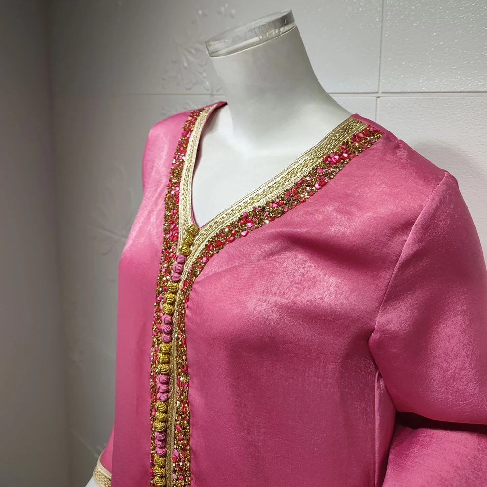 

Ramadan Muslim Robe Eid Moubarak Abaya Dubai Turkey Islam Arabic Longue Satin Long Hijab Dress African For Women Djellaba 2021