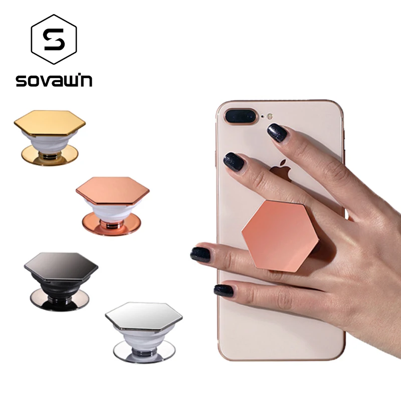 Гибкий универсальный мобильный телефон с держателем для пальцев и воздушной