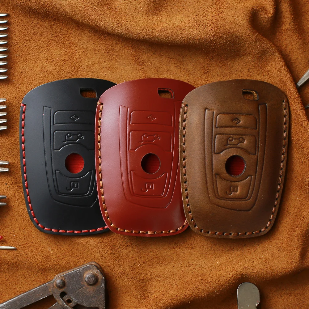 Чехол для ключей KEYYOU из натуральной кожи чехол BMW 1 3 5 6 7 серий X3 X4 автомобильный