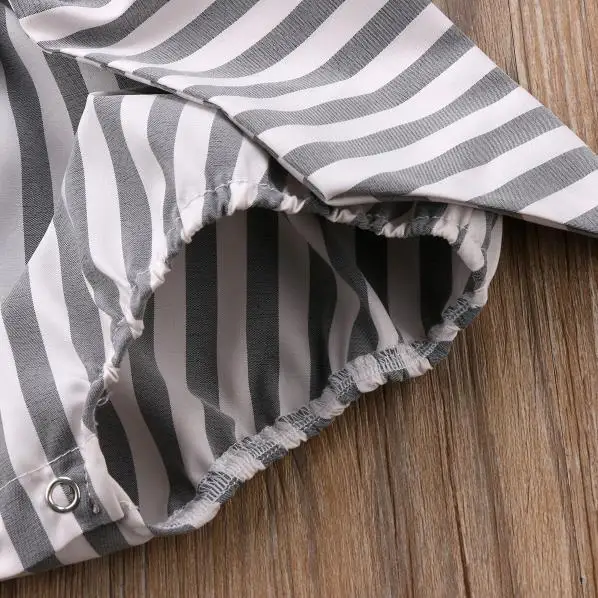 Одежда для новорожденных девочек Лидер продаж Лето 2018 Боди с бантом-бабочкой и