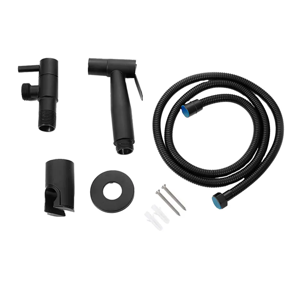

Handheld Toilet Bidet Sprayer Set Kit Stainless Steel Hand Bidet Faucet For Bathroom Hand Sprayer Shower Head Self Cleaning
