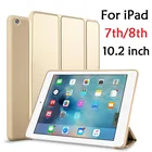 Чехол-книжка для iPad 7 iPad 8 10,2 2020, чехол A2198 A2428 A2270, Магнитный смарт-чехол из ТПУ с функцией автоматического сна для iPad 7-го 8-го 10,2