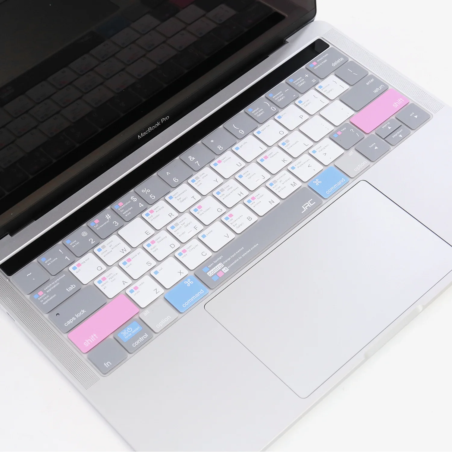 Ultra Thin Silicone MAC OS Shortcut Keyboard Cover For Apple Macbook Pro16&quot A2141 13&quot 15&quot A2338 A2289 A2337 Top/Bottom/Palmguard |