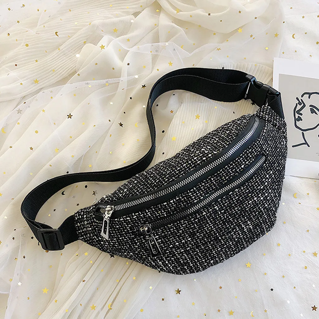Поясная Сумка женская сумка на молнии для студентов спортивный беговой пояс |