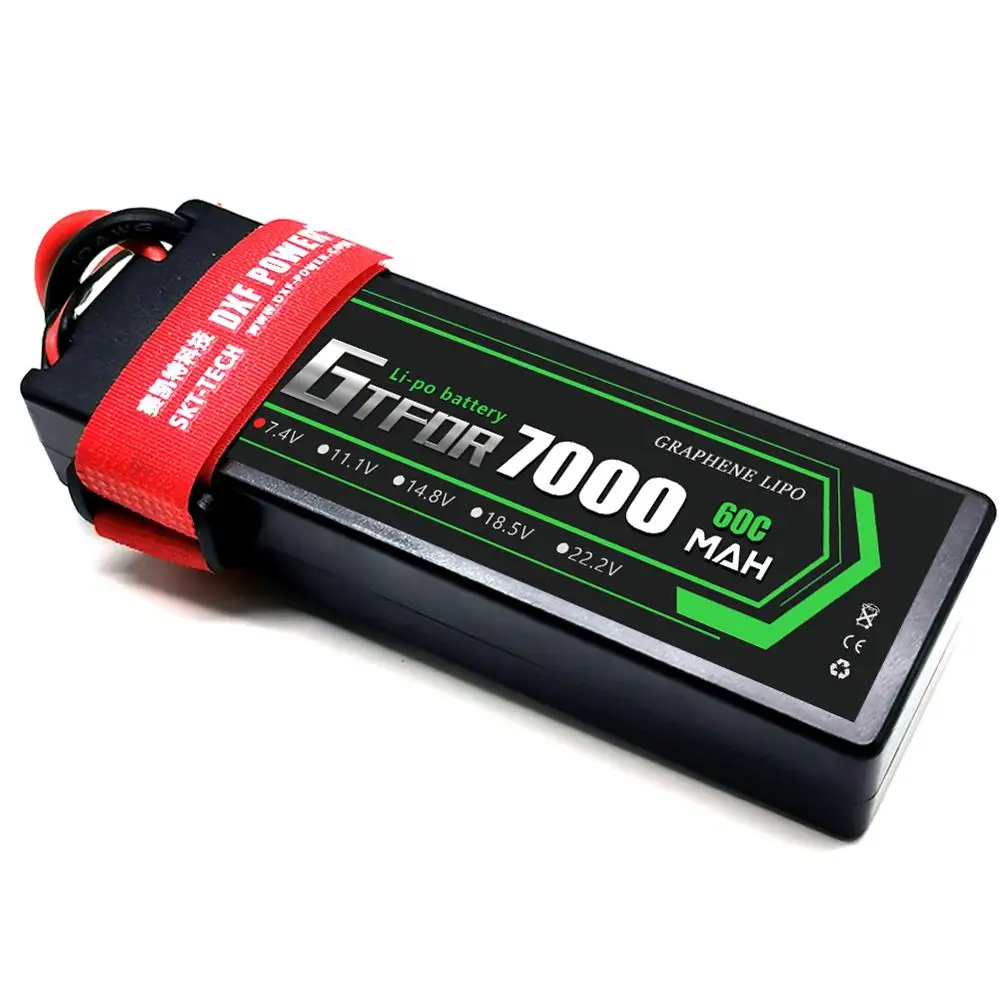 GTFDR RC LiPo Battery 7000 мАч 2S 60C 7 4 V Dean/T XT60 XT90 для радиоуправляемого автомобиля грузовика