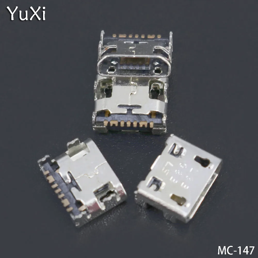 10 шт. micro mini usb разъем для зарядки samsung Galaxy G355 G313 A8 A8000 A8009 J1 J120 J210F C3590|Соединители| |