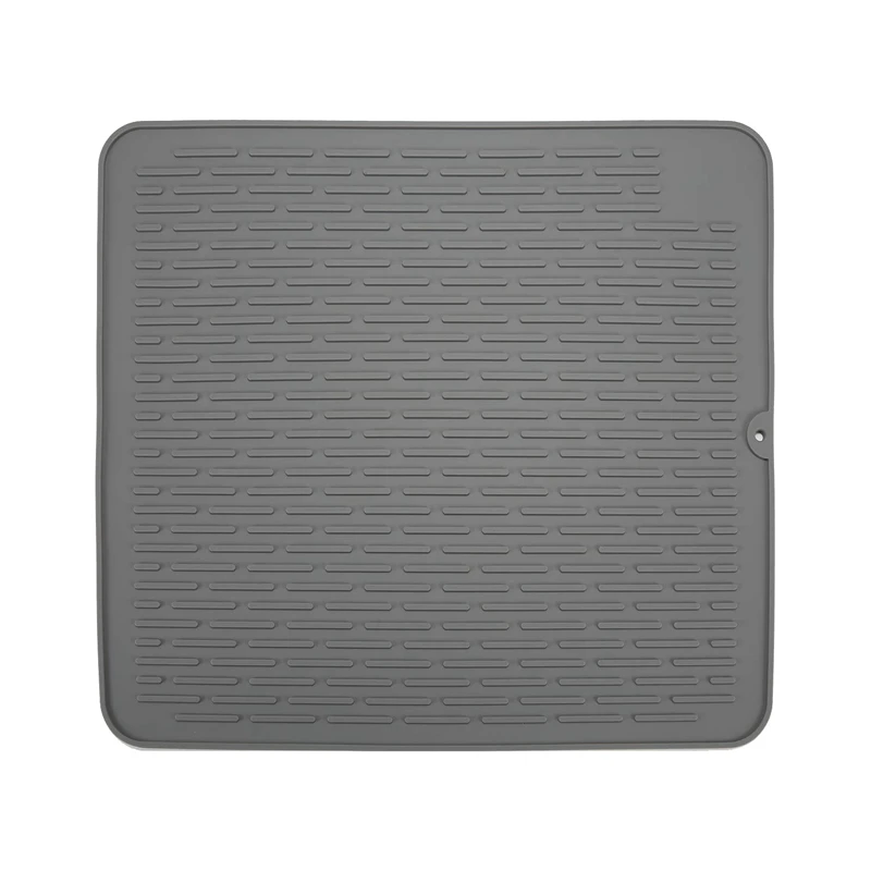 

Retail 2 Pcs Rectangular Silicone Placemat Kitchen Non-Slip Pad Pot Holder