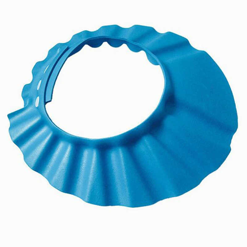 Champ&uacute; seguro ajustable para ni&ntilde;os, gorros suaves de protecci&oacute;n para el ba&ntilde;o y la ducha, impermeable, 3 colores, 2021-3