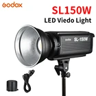 Godox SL-150W 150Ws, белая версия 5600K, непрерывная фотолампа, крепление Bowens + пульт дистанционного управления, доставка из России