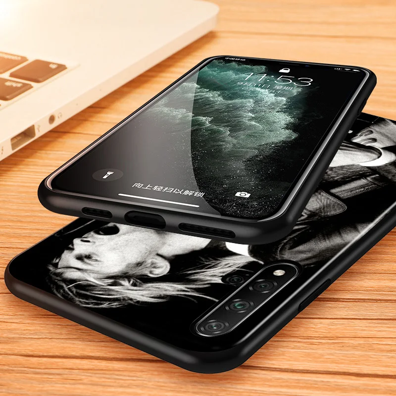 

Nirvana Kurt Cobain for Huawei Honor 30 20 10i 10 9C 9A 9S 9X 9N 9 8X 8A 8 7A 7C Pro Plus Lite Black Phone Case