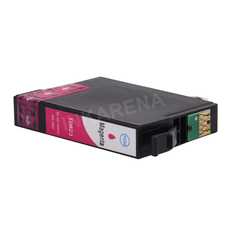 INKARENA 6 цветов T0821 совместимый полный картридж чернил для Epson Stylus Photo T50 R290 R295 R390 RX590