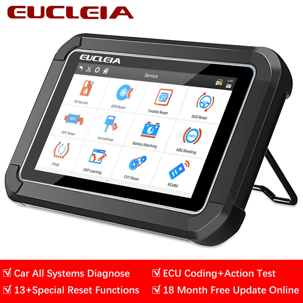 Автомобильный сканер EUCLEIA S7C OBD2 полная система автомобильный диагностический