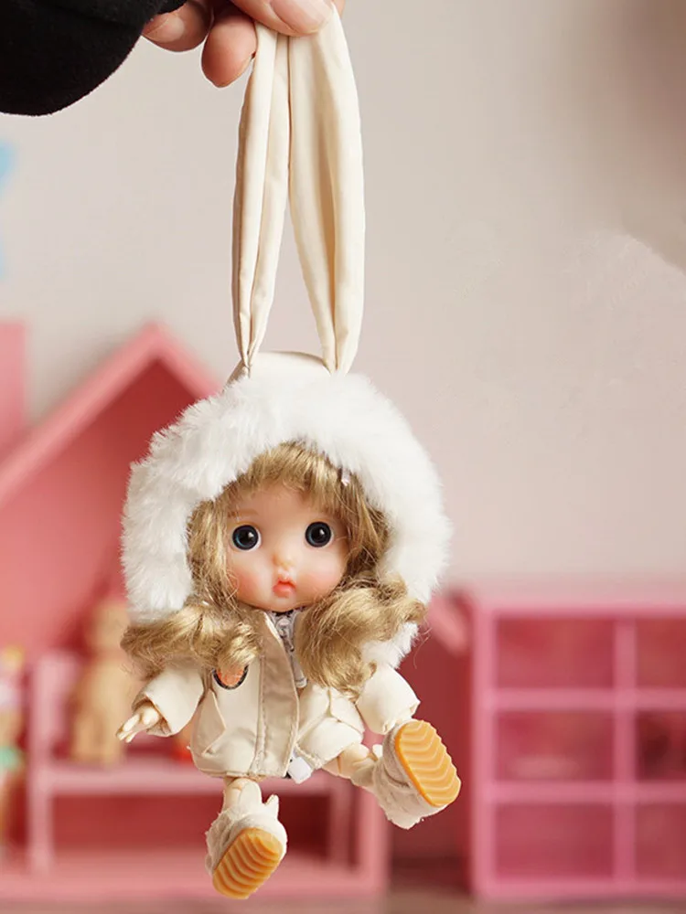 1/12 хлопковое пальто для куклы OB11 с капюшоном Obitsu11 одежда (подходит BJD12 Cu-поче P9