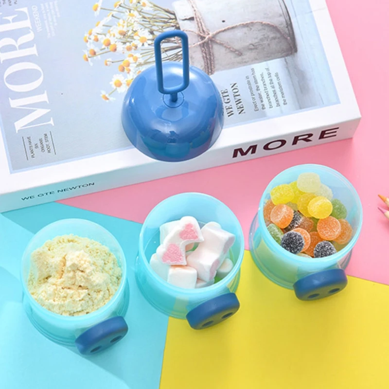 Cute 3 Layers Compartment Milk Powder Storage Box Baby Infant Formula Dispenser | Мать и ребенок