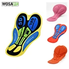 Женские гелевые подушки WOSAWE для велоспорта, Женская Спортивная одежда для велоспорта, дышащая нижняя подушка с дырками для верховой езды, женское уличное нижнее белье для велоспорта, 3D гелевые подушки