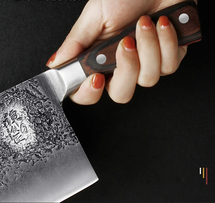 Нож от Tang кухонные ножи острый нож для нарезки мяса высокопрочный Мясницкий