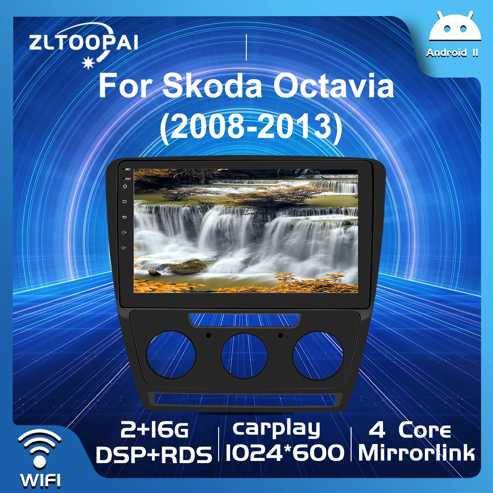 

Zltoopai Android 11 128GB Auto Radio For Skoda Octavia 2008-2013 Car Multimedia Player GPS Navigation Head Unit Stereo IPS DSP