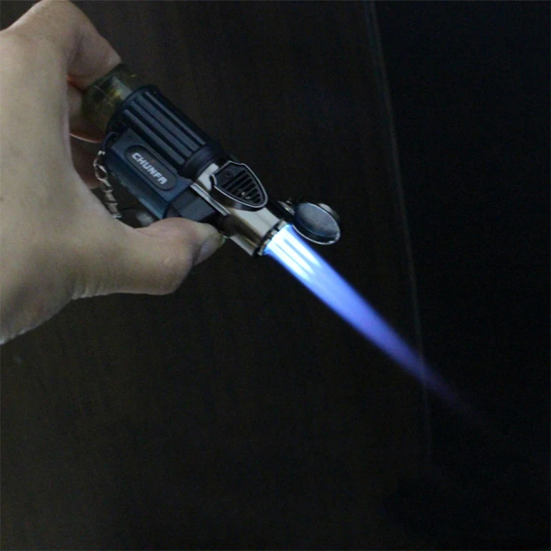 

Powerful Three Heads/spray Gun Lighter/direct Fire/personal Creativity Windproof Inflatable Ignition Kitchen Barbecue Spray Gun