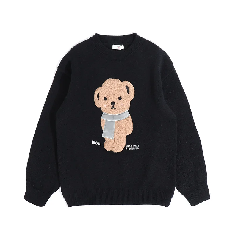 

2021 New Bear Sweater Men's Autumn and Winter Loose Outerwear Sweater