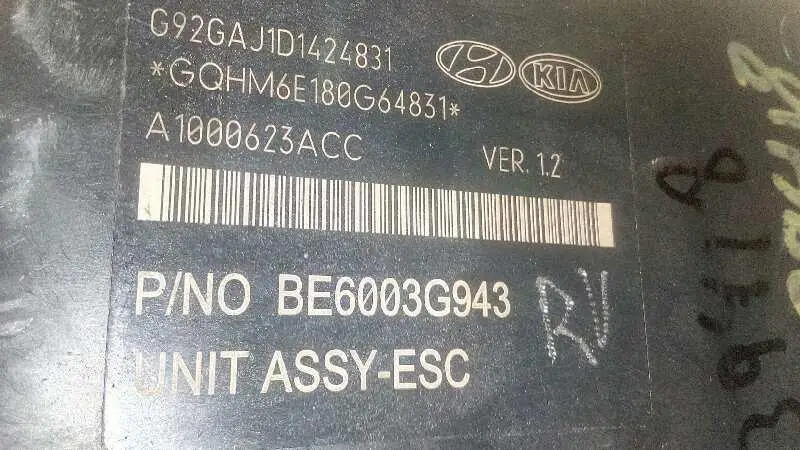 589201W570 / BE6003G943/MGH60BH6013G943/3730744/ABS для KIA RIO CONCEPT | 12 14 17 гарантия 1 год