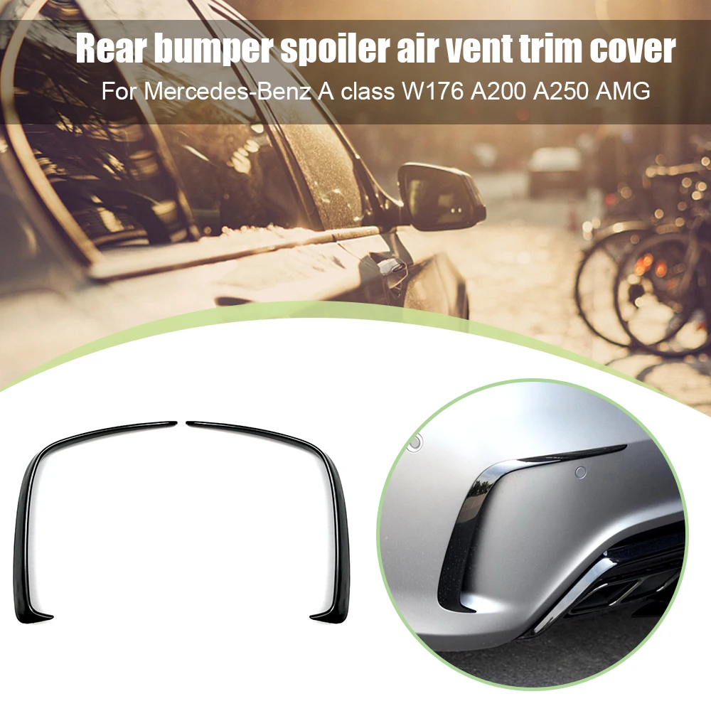 1 пара задний бампер спойлер решетка вентиляционного отверстия крышка для Mercedes
