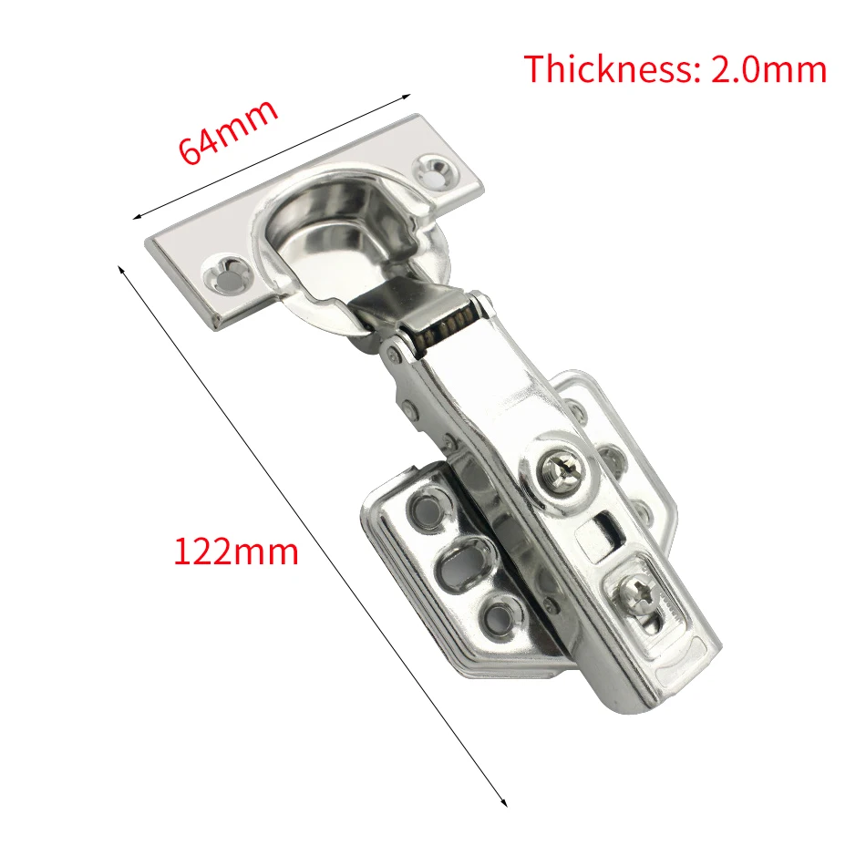 2 шт. шарнир из нержавеющей стали гидравлические дверные петли шкафа Буфер