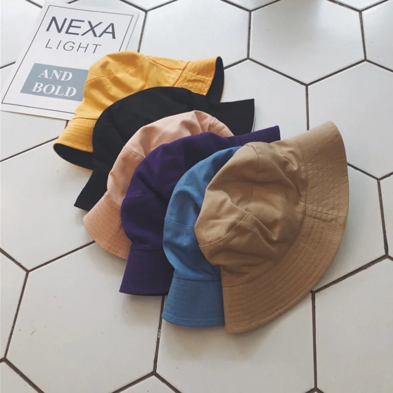 Унисекс складные шапки ведра для женщин улицы солнцезащитная хлопковая рыбалки