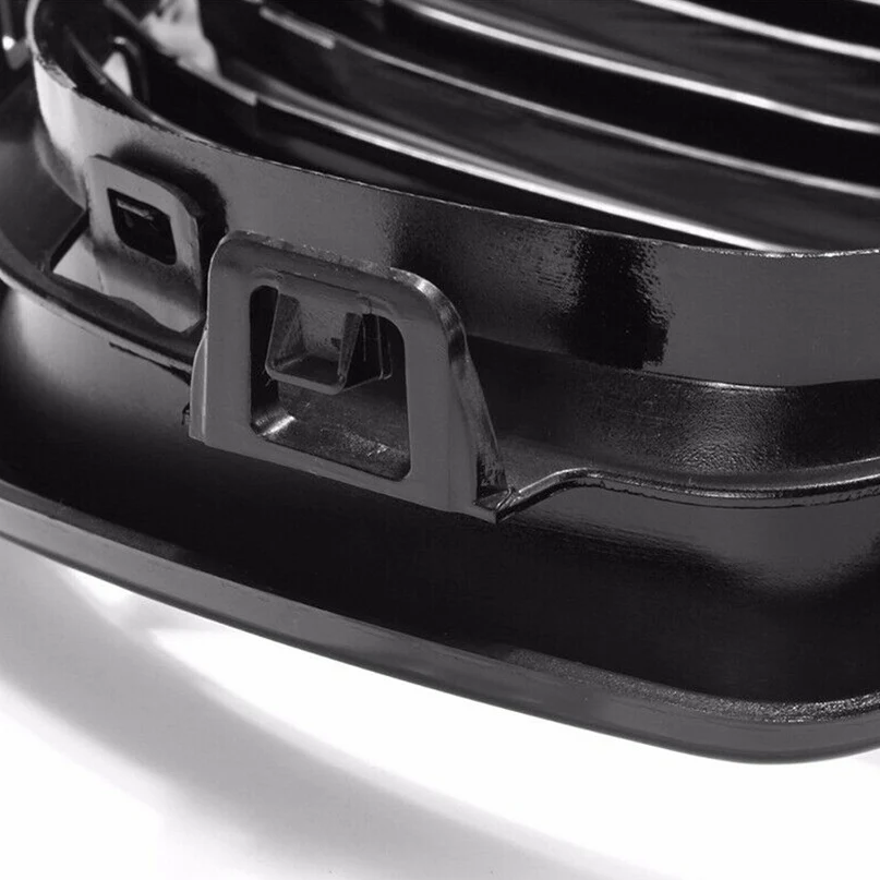 

1Pair Gloss Black ABS Double Slat Front Grill Grille For BMW 1 F20 F21 118i 120i M135i 2015-17