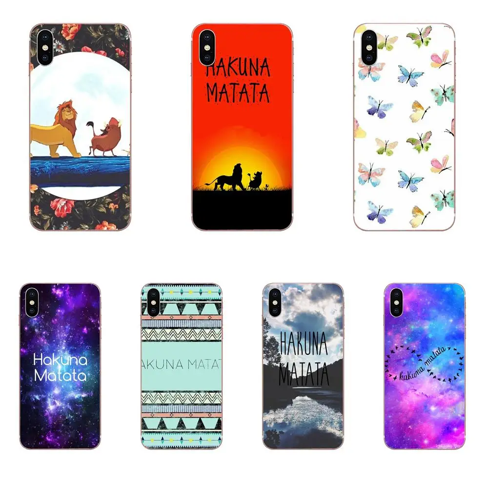 Hakuna Matata The Lion King For Samsung Galaxy Note 5 8 9 S3 S4 S5 S6 S7 S8 S9 S10 5G mini Edge Plus Lite Soft TPU Phone Cases | Мобильные