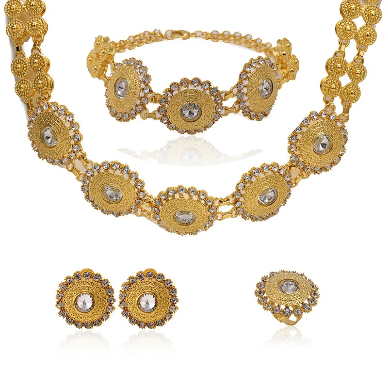 

ZuoDi Fashion African Beads Jewelry Sets Wholesale Dubai Gold Color Jewelry Sets Costume Design Nigerian Wedding Brand Jewelry