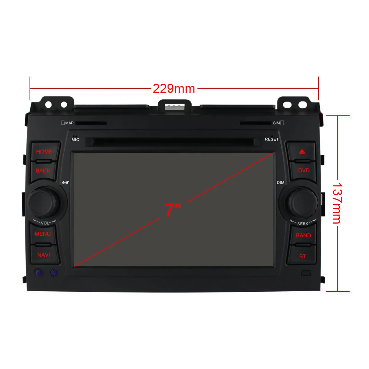 Ownice C500 Android 6 0 Восьмиядерный автомобильный DVD плеер для Toyota Prado 120 2002 2009 GPS радио 4G SIM