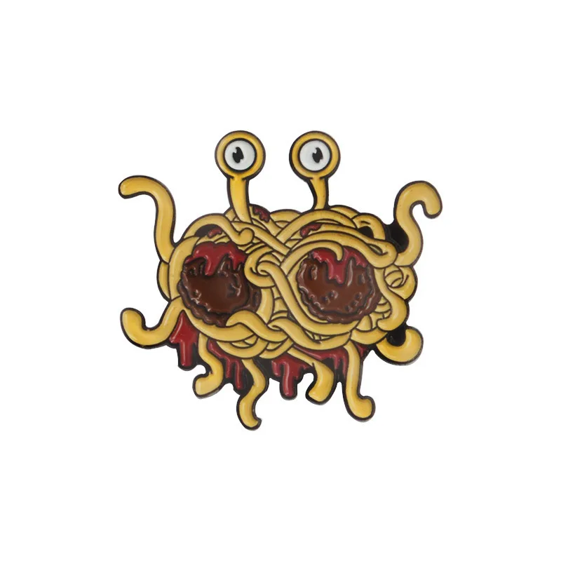 

Creative Chest Brooches Flair Brooch Ramen Flair Spaghetti Badge Brooch Enamel Pin Jewelry Pin Macaroni Products Fashion P