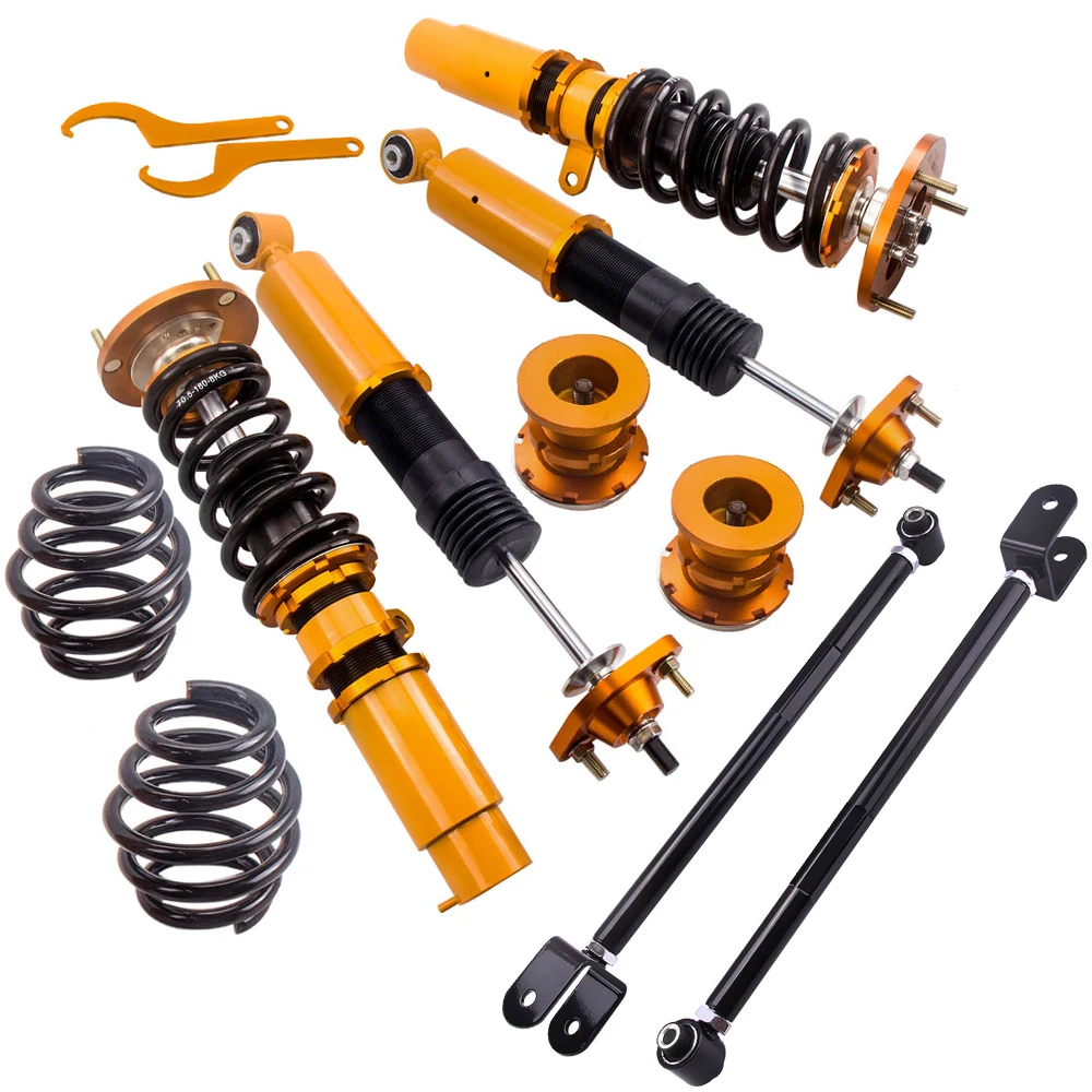 Для BMW E46 3 серии 320 323 325i 328i 330i M3 Coilovers шок и рычаг управления подвеской регулируемая