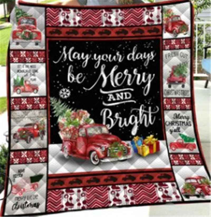 3D рождественское одеяло с изображением собаки модное покрывало на кровать