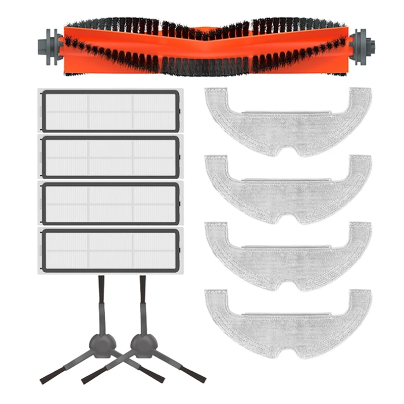 

For XIAOMI Dreame L10 Plus Robot Vacuum Cleaner Accessories Main Brush Side Brushes HEPA Filter Mop Cloth Vacuum Cleaner