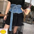 Винтажный Джинсовый пояс, новинка 2018, модный Джинсовый Тонкий широкий пояс в стиле панк для женщин, аксессуары для одежды и платьев BT081S30