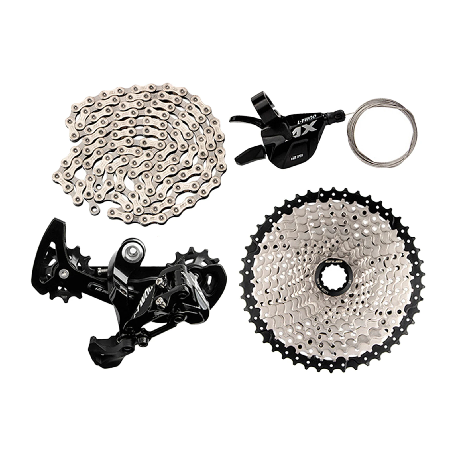 

12S Cassette Flywheels 11T-46T Bike Rear Derailleur Shifter Steel Bike Chain
