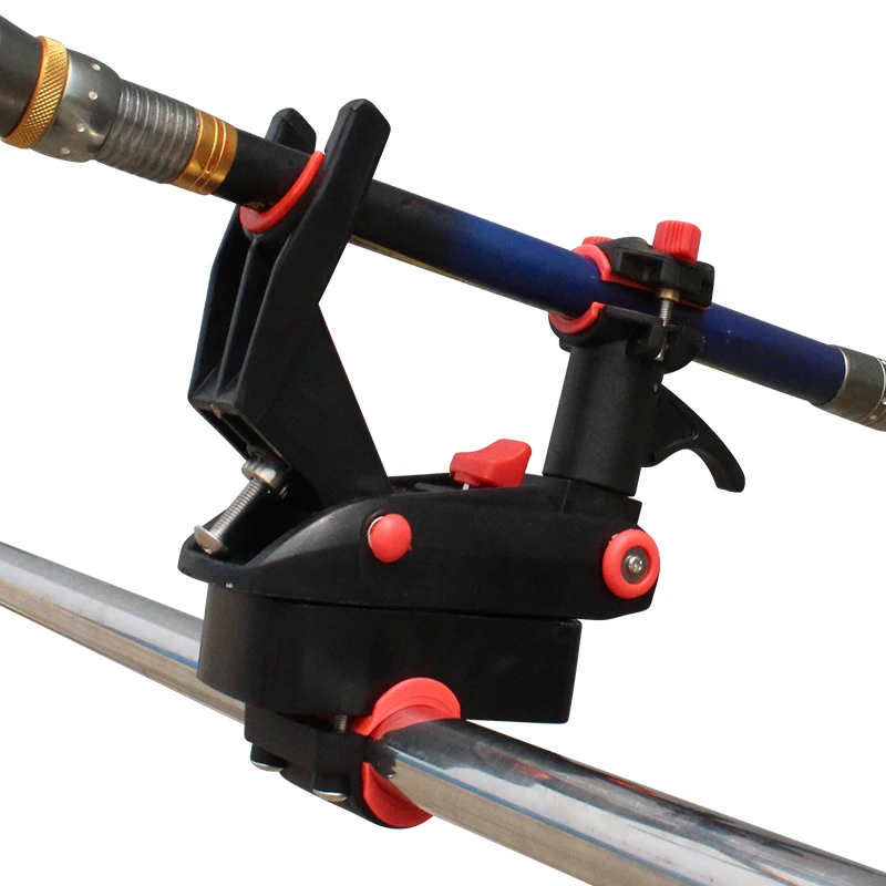 

Multi-function Fishing Support Rod Holder Bracket Kayaking Yacht Fishing Tackle Tool 360 Degrees Rotatable With Screws For Boat