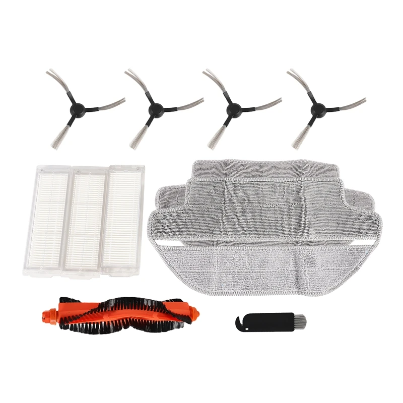 

Side Brush Hepa Filter Roller Brush Mop Cloth for Xiaomi Mijia STYJ02YM