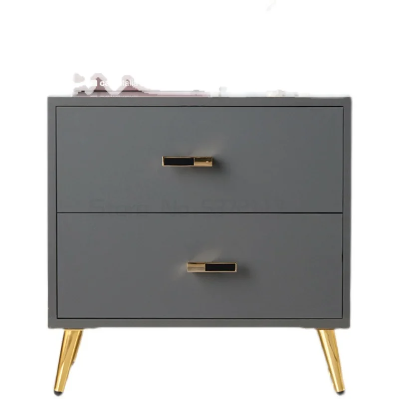 

Простой Легкий роскошный прикроватный столик, полка, простой современный шкаф для хранения, маленький компактный прикроватный шкаф для спа...