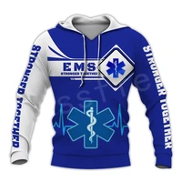 tessffel emergency medical technician emt ems paramedic newfashion unisex pullover 3dprint sweatshirthoodieszipperjacket s 14