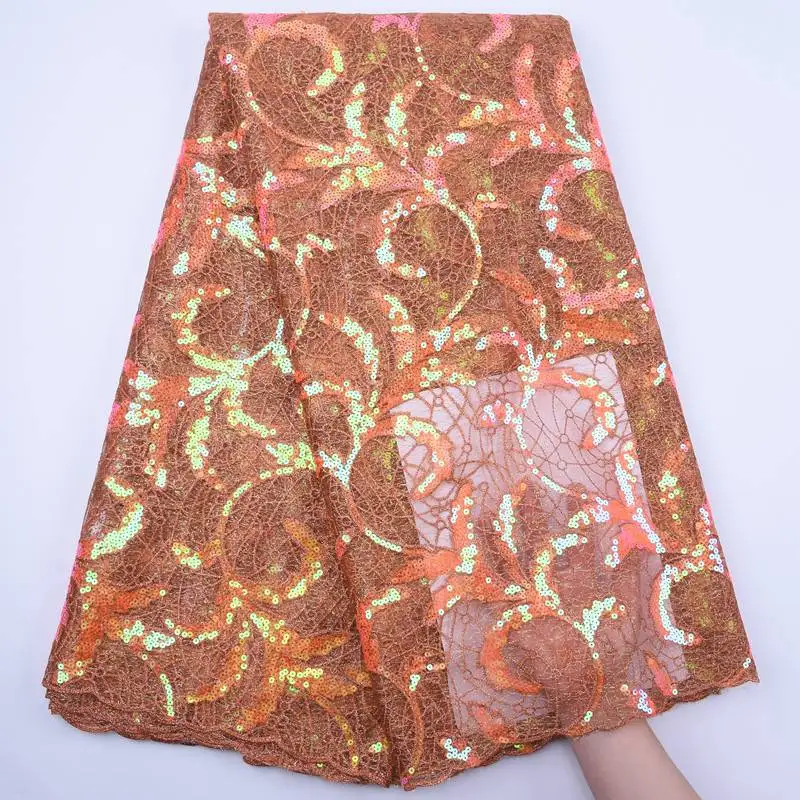 В африканском стиле последнего поступления органзовая кружевная ткань 2020